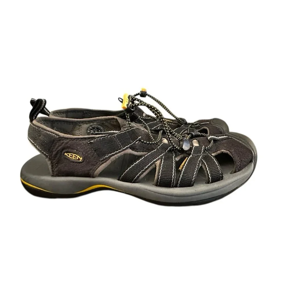 Keen Kanyon Waterproof Adjustable Outdoor Hiking‎ Sandals Mens Size 9 Black